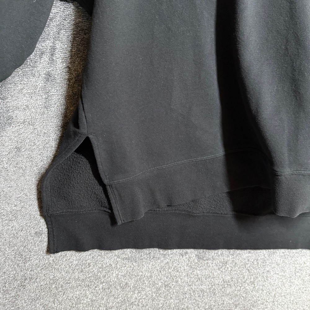 Calvin Klein JeansHoodie Womens Large Black Logo Pullover Sweatshirt - Picture 5 of 7